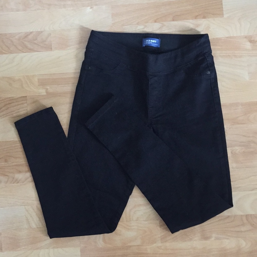 Old Navy black ROCKSTAR stretch jeans